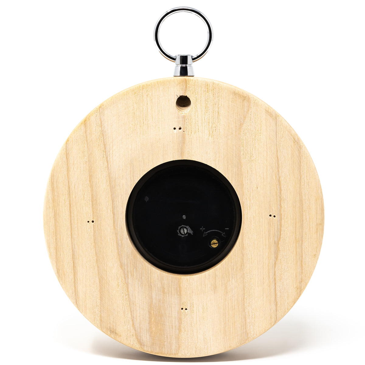 Light Beech Wood & Brass 140mm Fischer Barometer