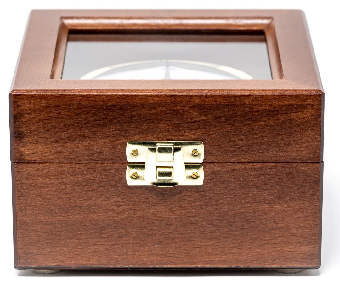 Fischer 1388-22 Quartz Marine Chronometer – Mahogany