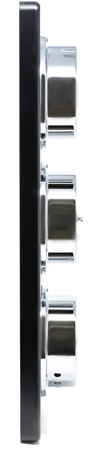 Modern Ebony & Chrome Weatherstation – 4-in-1 Hygrometer, Barometer, Thermometer & Quartz Clock