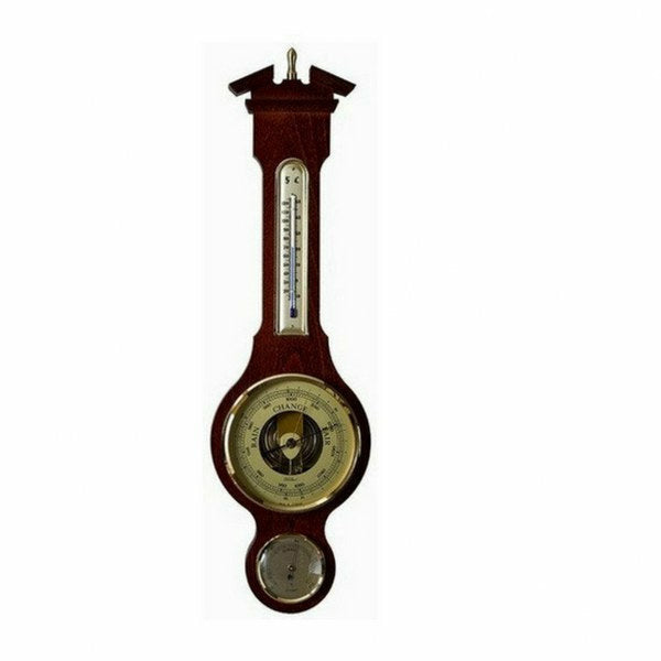Deluxe Clock, Barometer, Thermometer and Hygrometer Weather Station