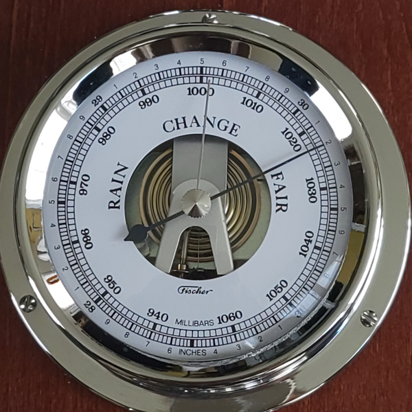 Weather station Barometer, Hygrometer, Thermometer & Tide Clock Combo