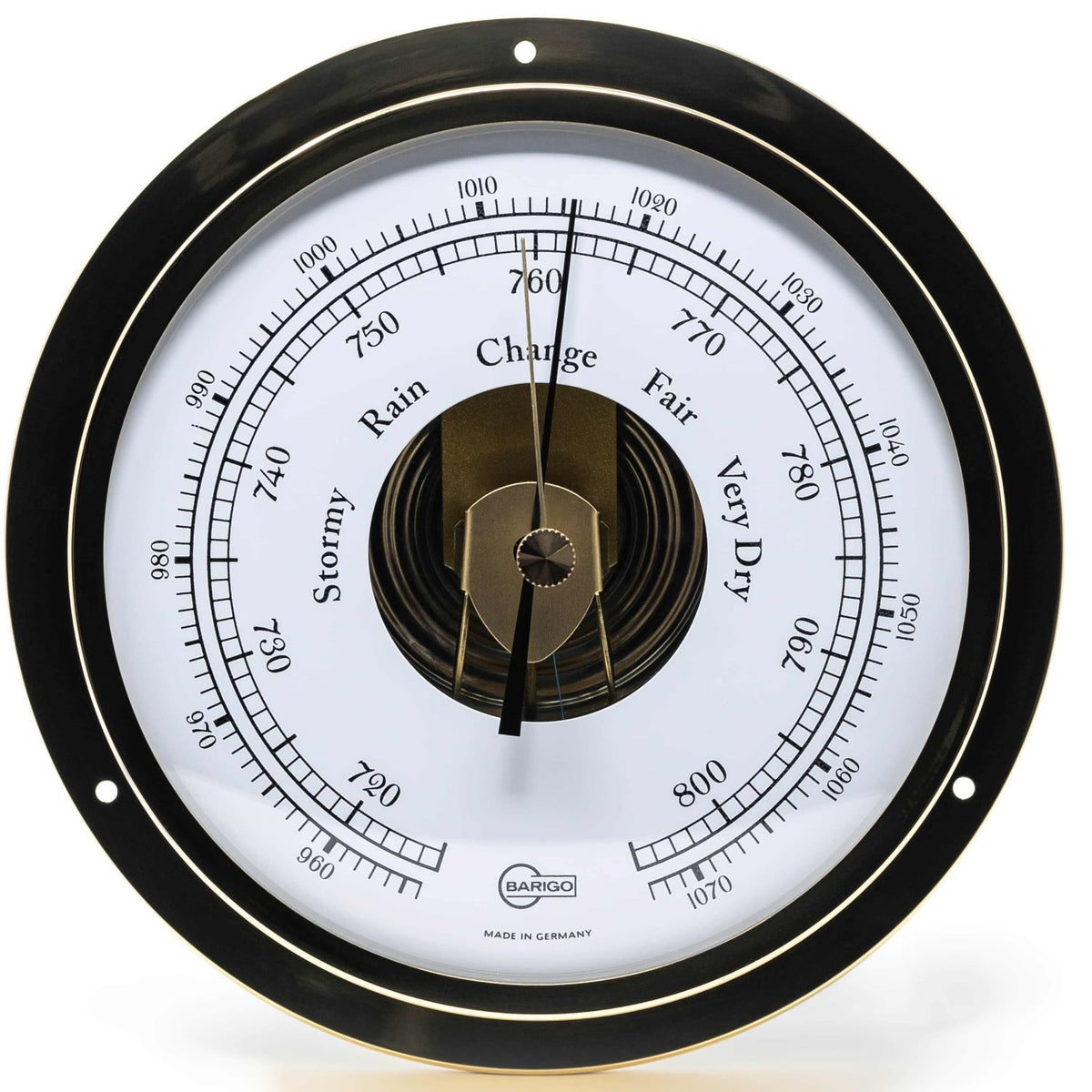 Barigo Viking Barometer 111MS – Polished Brass (155 mm)