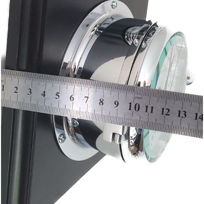 Impressive Solid Fischer Nautical Chrome Barometer &amp; Tide Clock 30% deposit