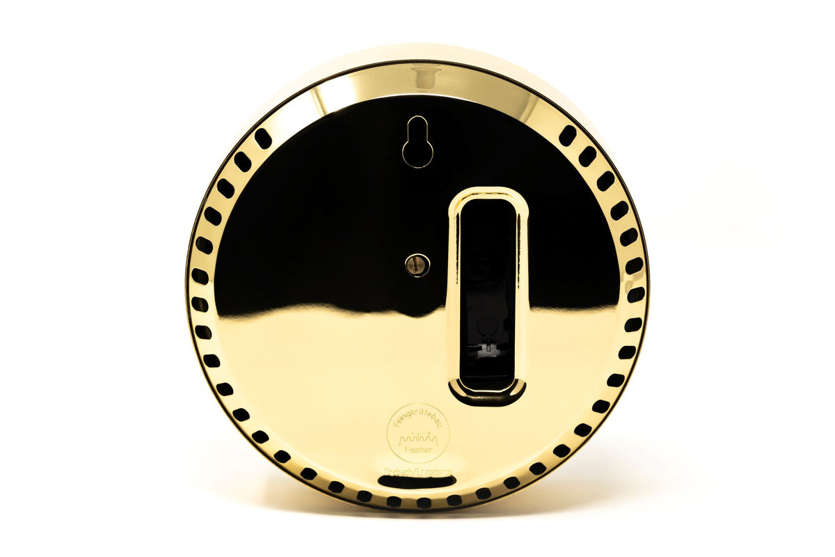 World Time Clock Polish Brass