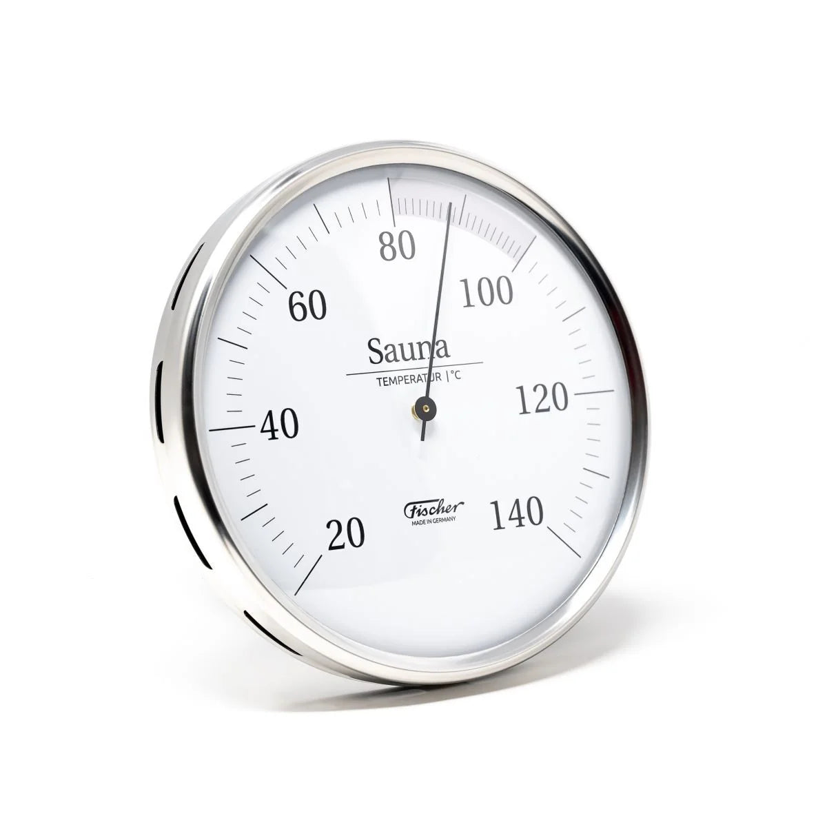 Sauna |Thermometer & Hygrometer | White & Stainless Steel | 160mm | Combo