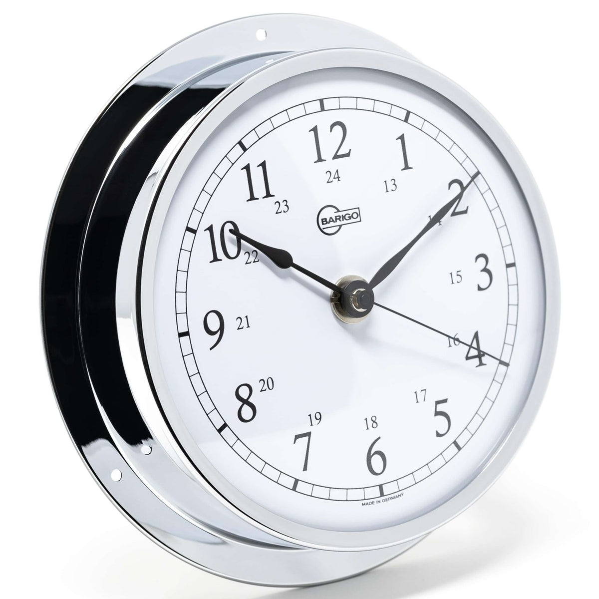Barigo Viking 155mm – Chrome-Barometer &amp; Ships Clock