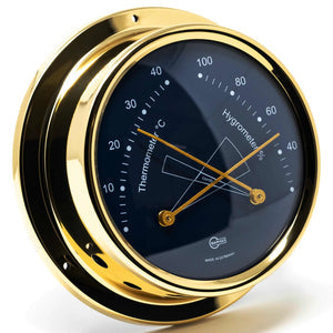 Barigo Regatta Barometer Clock Hygrometer Thermometer Combo