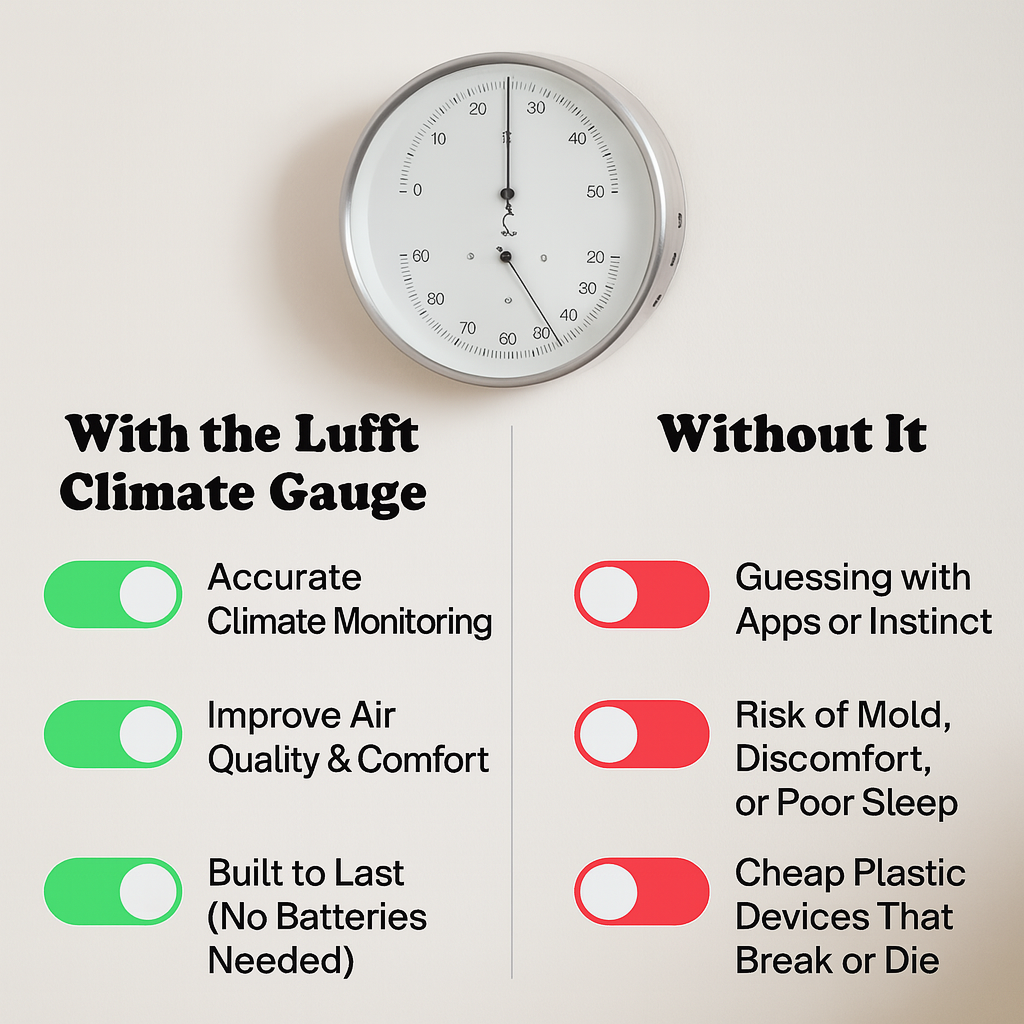 Lufft Precision Thermometer &amp; Hygrometer – German-Made Indoor Climate Gauge