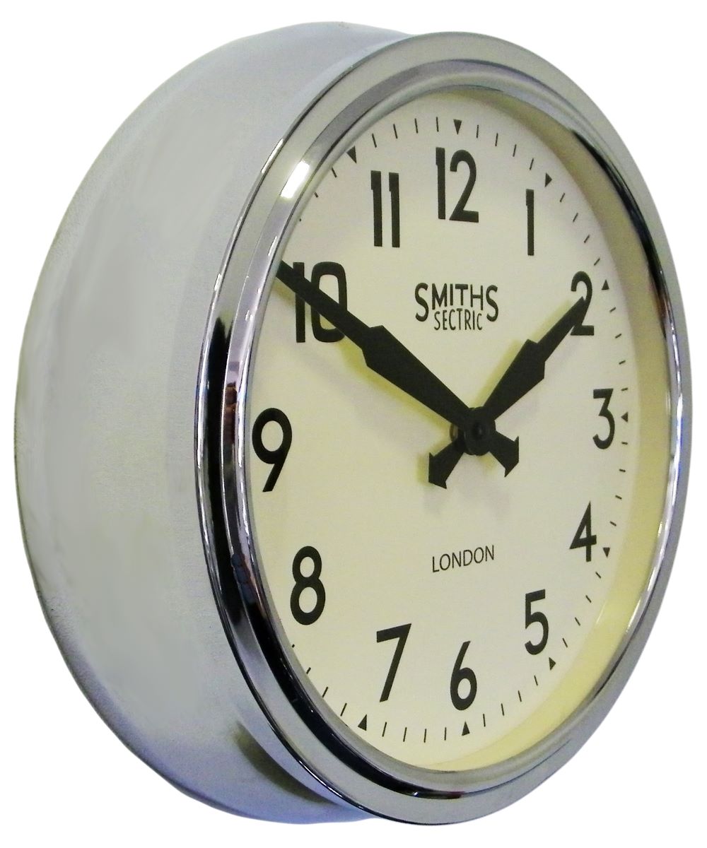 Smiths Chrome Replica Wall Clock