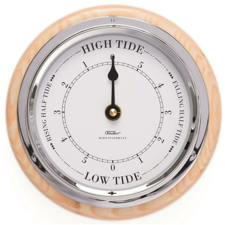 Barometer &  Tide Clock Duo Combo | Ash & Chrome | 170mm | 1434TD & B-32