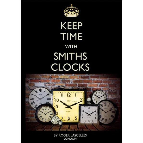 Smiths Black Replica Wall Clock