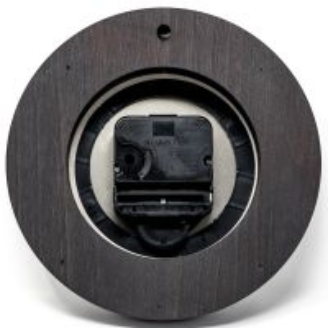 Ebony &amp; Chrome 170mm Tide only Clock