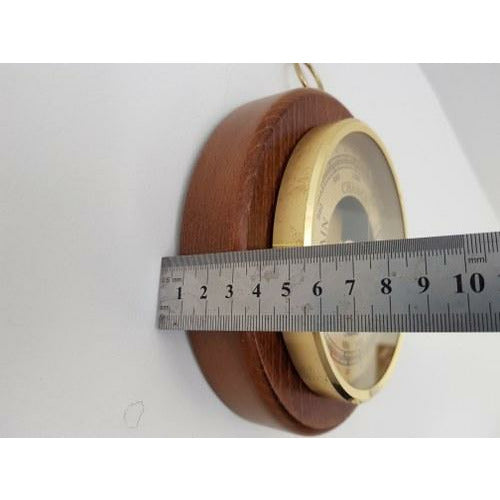 Walnut &amp; Brass  170mm Fischer Barometer