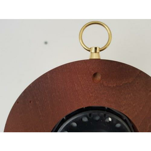 Walnut &amp; Brass  170mm Fischer Barometer