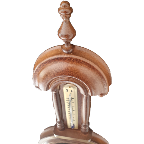 Traditional Classic Walnut Weatherstation 3 in 1 - Hygrometer + Barometer + Thermometer
