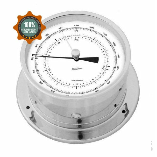 Aneroid Precision chrome Barometer Navigator