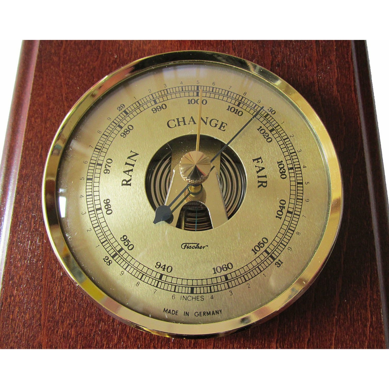 Barometer Weather Station by Fischer Germany - Barometers&Clocks