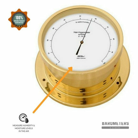 Nautical Brass Hygrometer Navigator