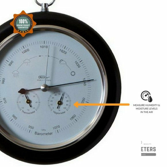 Fischer: 7894, weather station, barometer combined with thermometer and  hygrometer, for indoor use, for wall and table