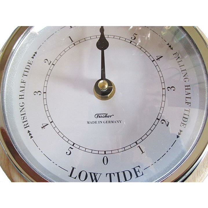 Ash &amp; Chrome 170mm Tide only Clock