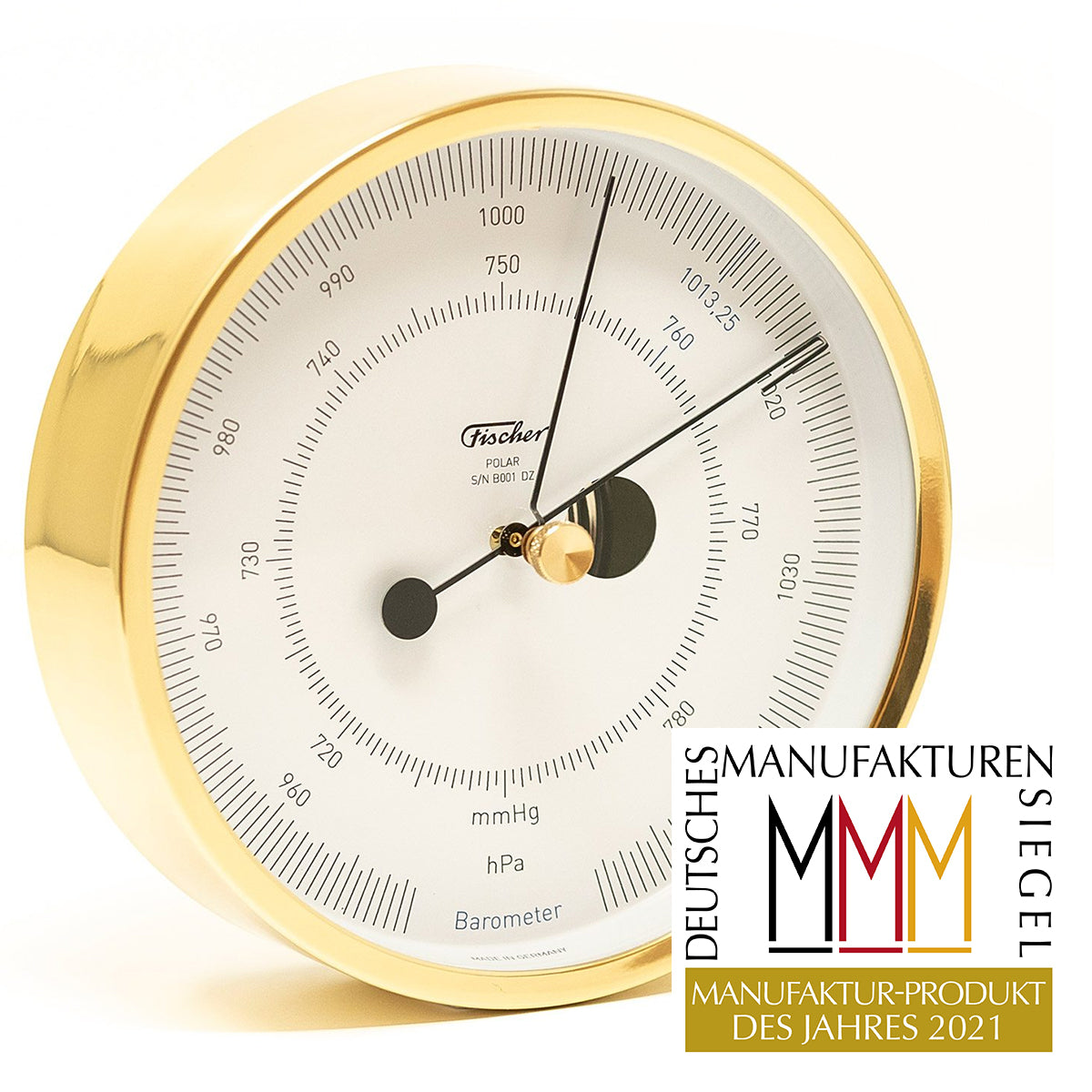 POLAR Instruments - Barometer Polished Brass